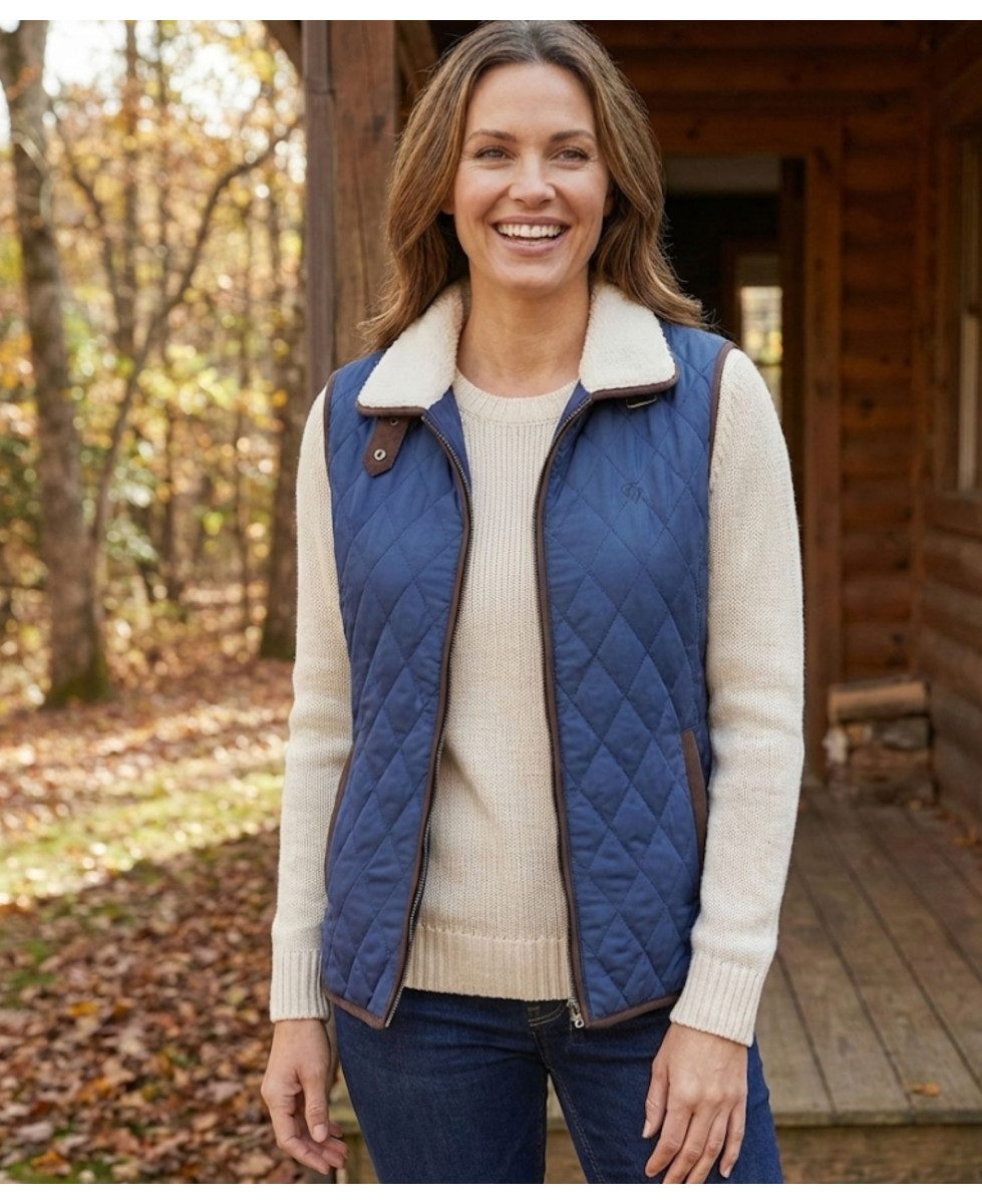 Gilet Sans Manches Femme Matelassé Sadia – Chaud & Tendance