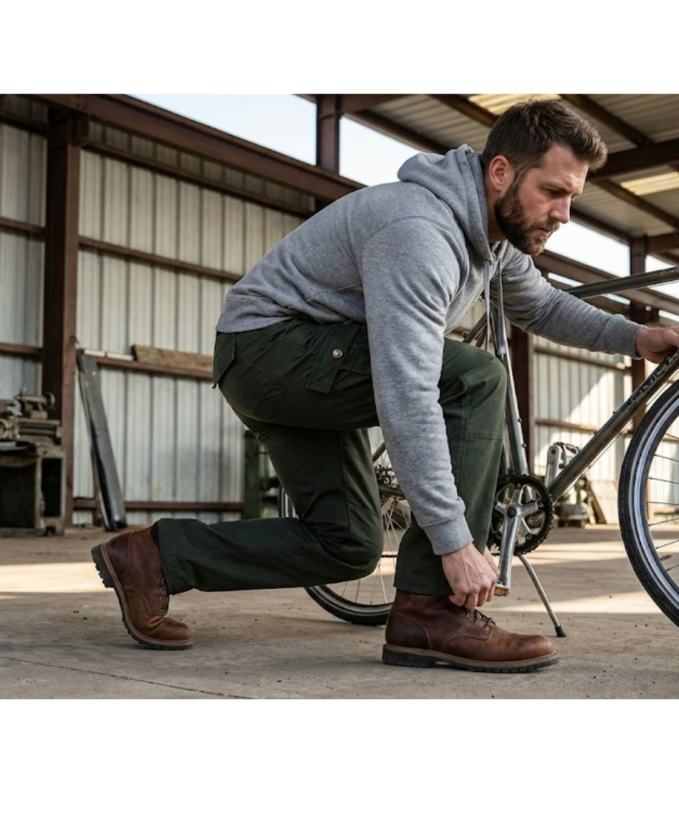 Pantalon Cargo Homme Vert SEDETEX – Multi-Poches & Résistant