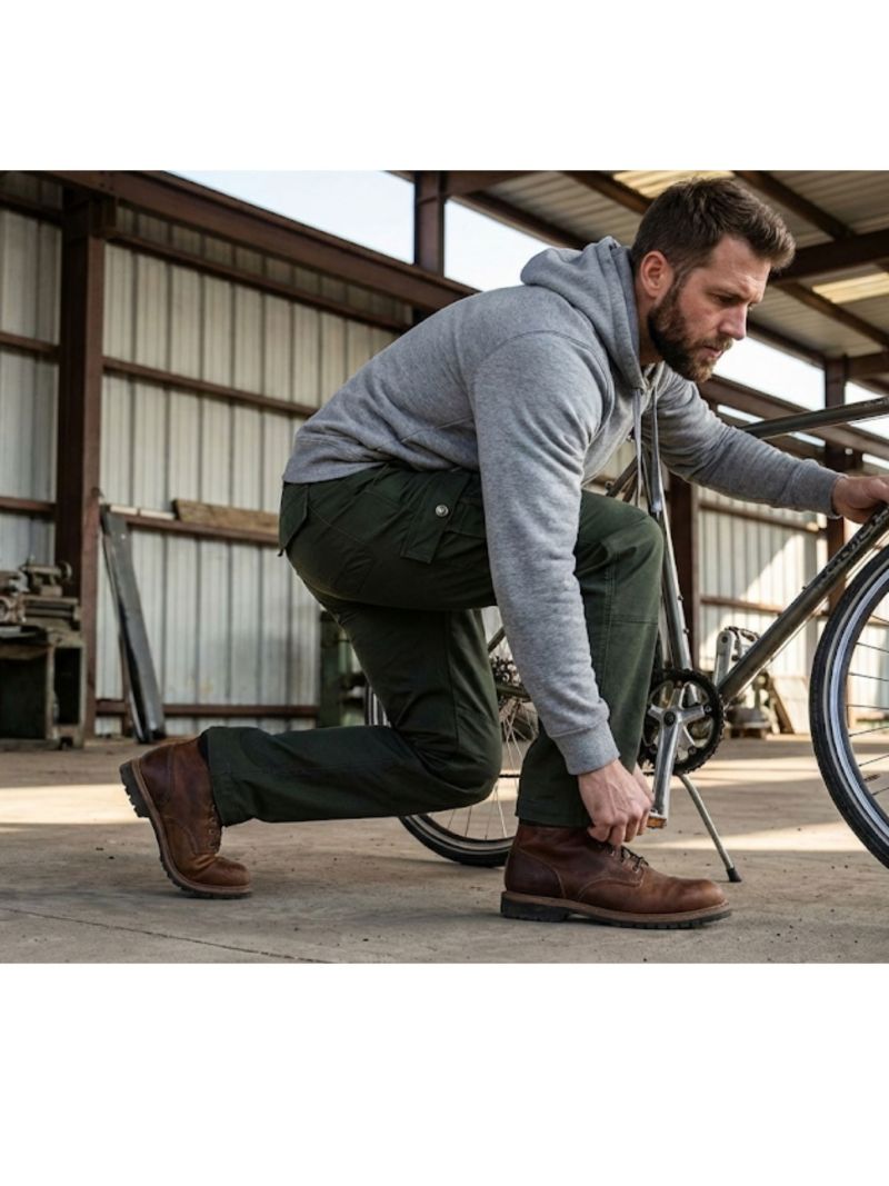 Pantalon Cargo Homme Vert SEDETEX – Multi-Poches & Résistant