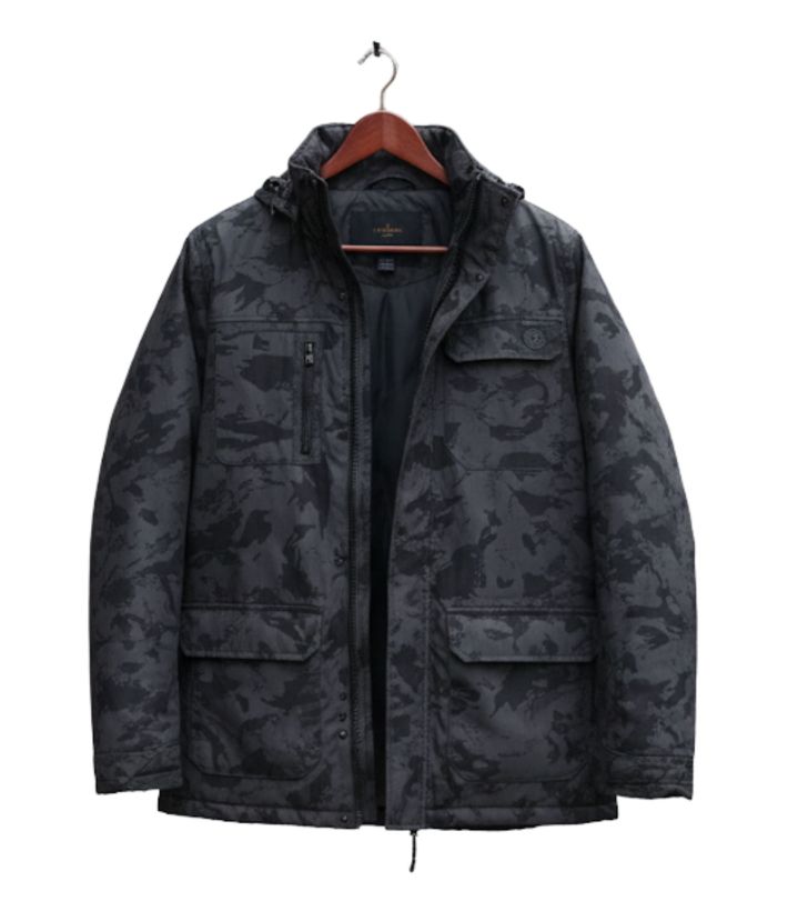 Parka imprimée motifs camouflage AH1127N