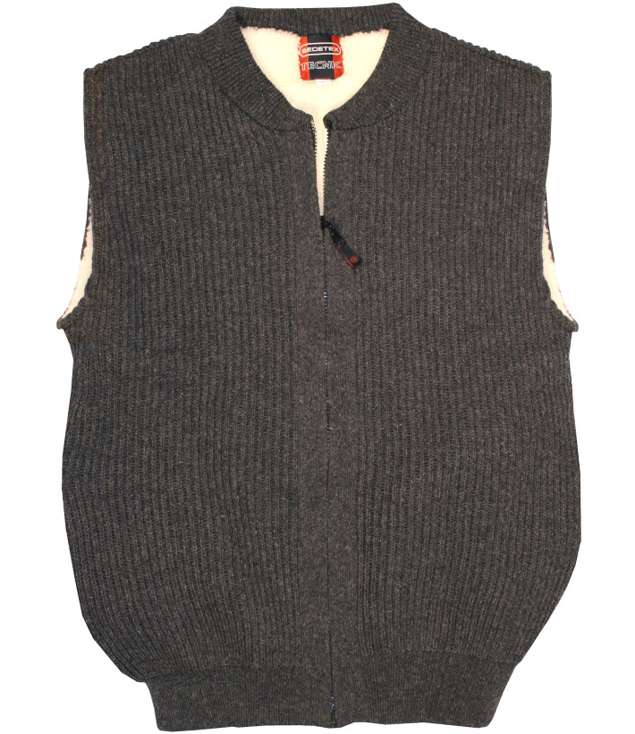 Gilet sans manche homme SEDETEX D194 vert kaki grand froid