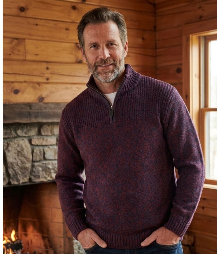 Pull col montant zippé PARTISAN1