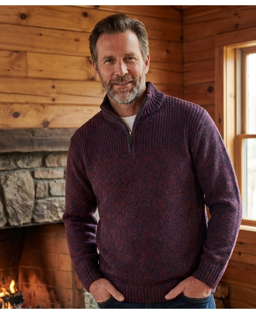 Pull col montant zippé PARTISAN1