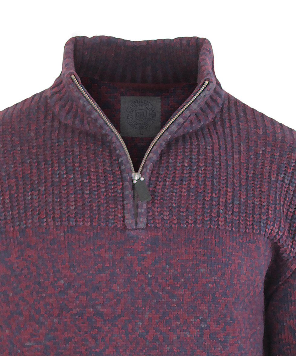 Pull col montant zippé PARTISAN1