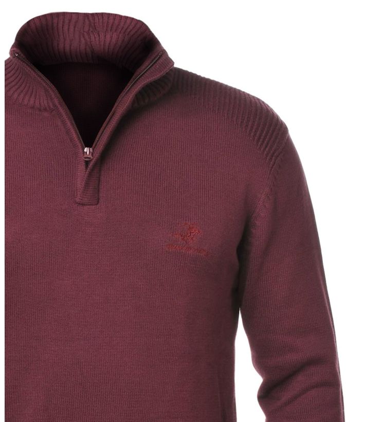 Pull col montant zippé PLAYER3T