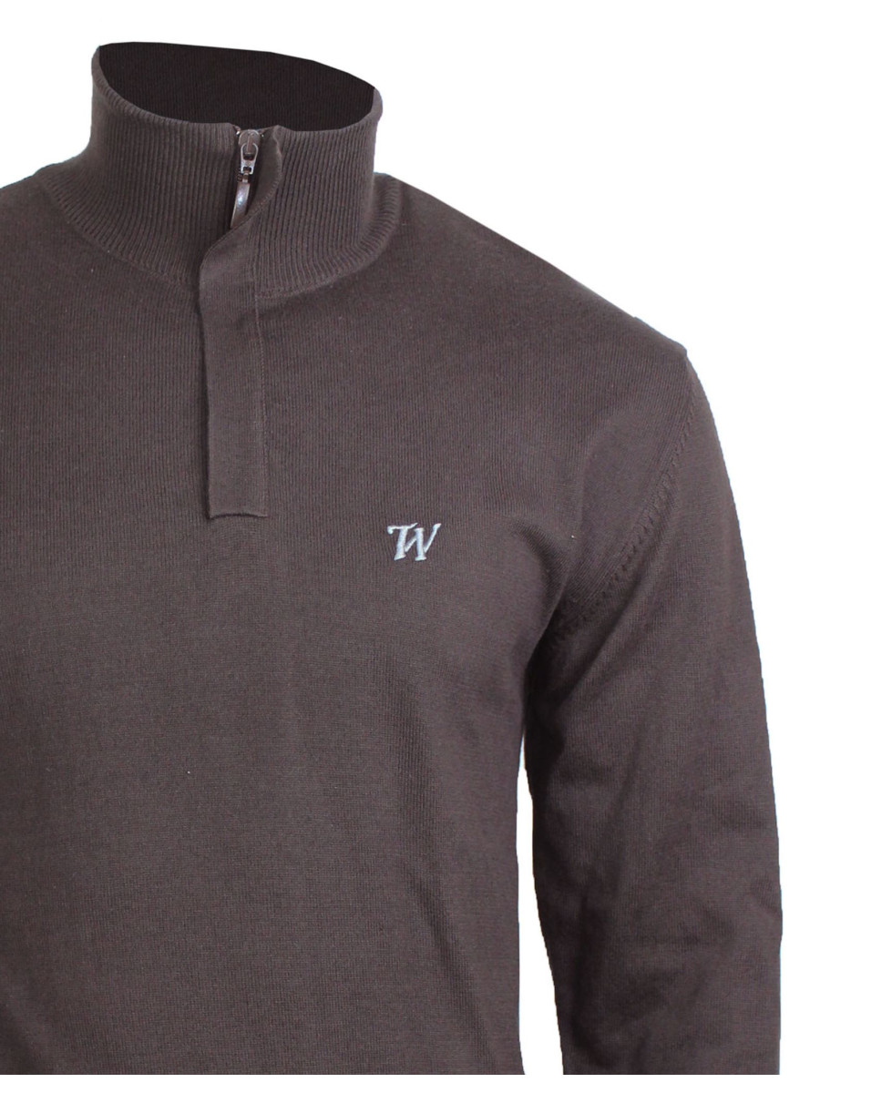 Pull col montant zippé PLUG1B