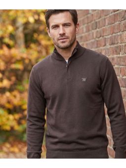 Pull col montant zippé PLUG1B