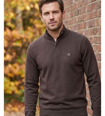 Pull col montant zippé PLUG1B