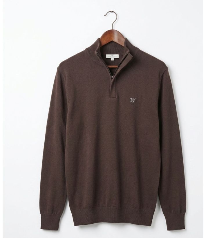 Pull col montant zippé PLUG1B