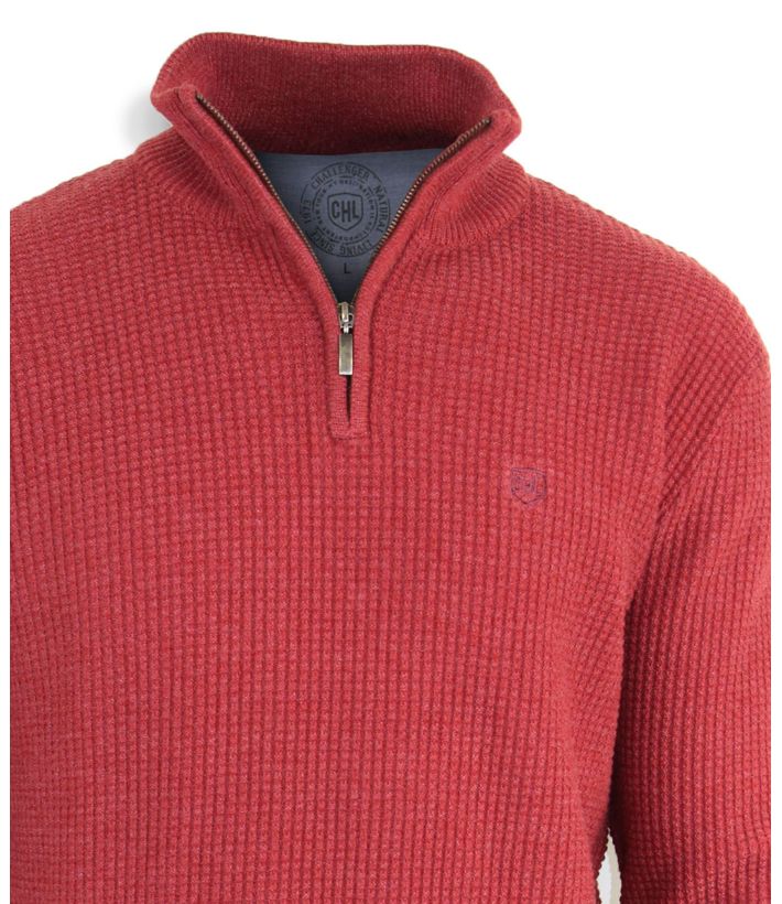 Pull col montant zippé PUL2007A