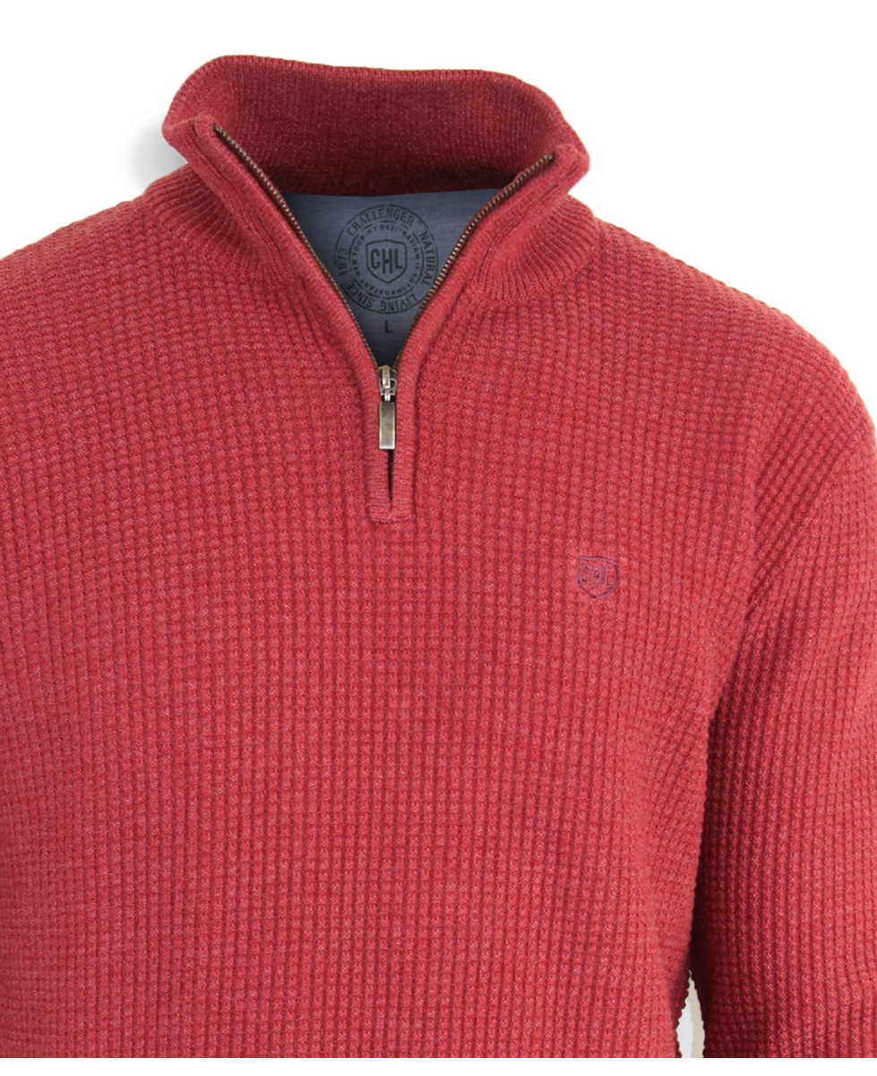 Pull col montant zippé PUL2007A