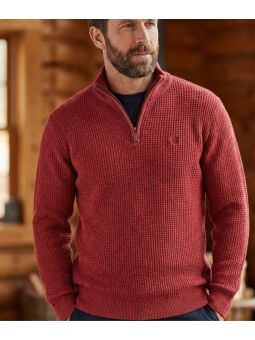 Pull col montant zippé PUL2007A