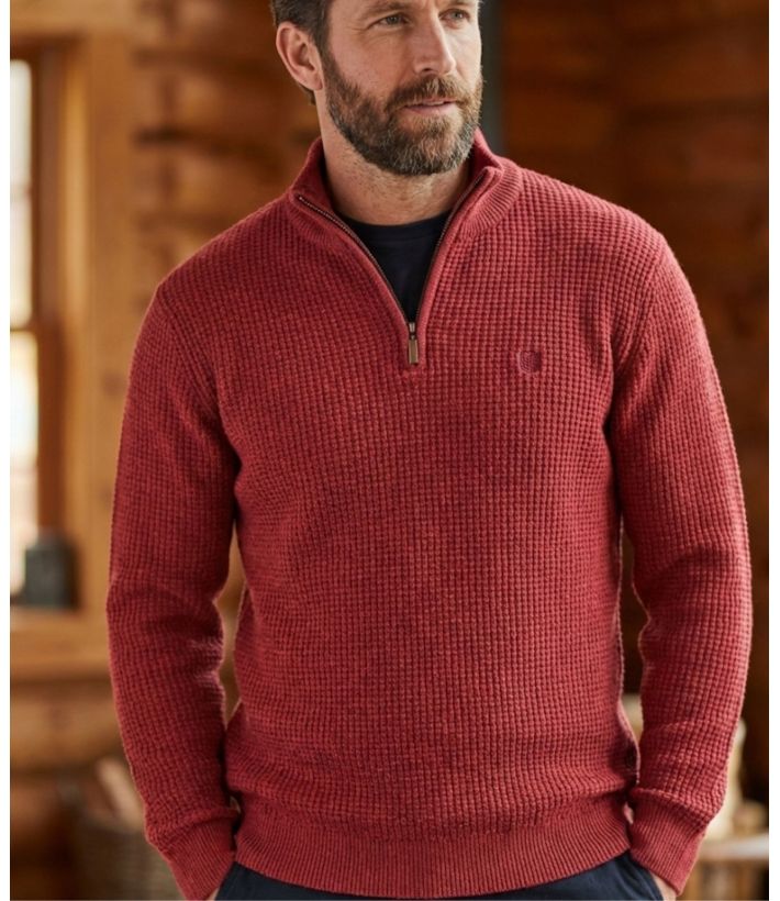 Pull col montant zippé PUL2007A