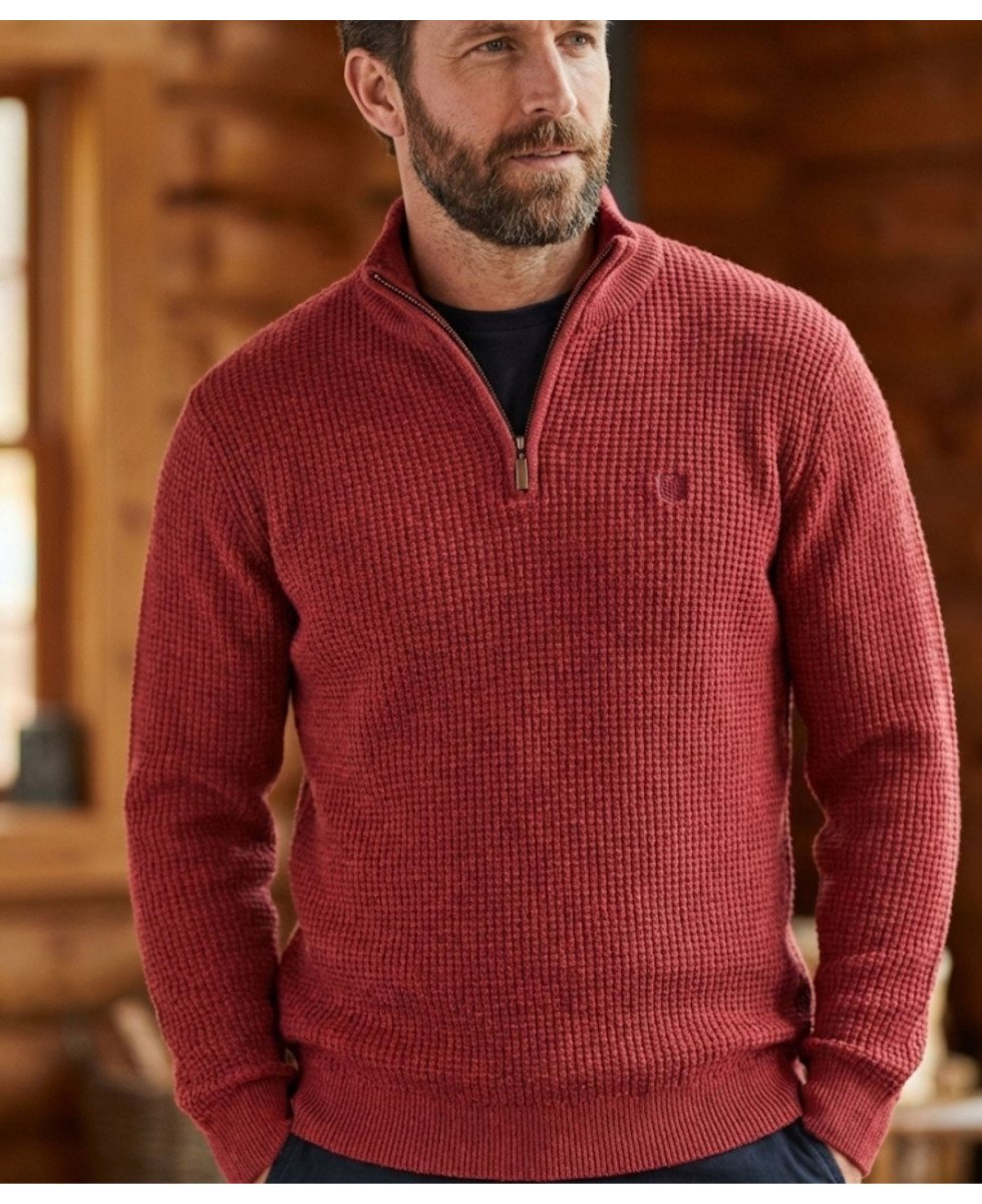 Pull col montant zippé PUL2007A