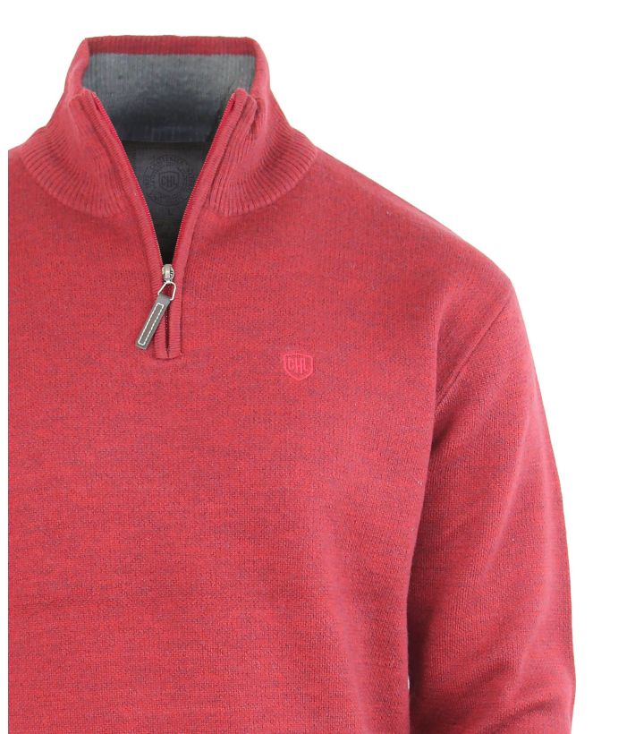 Pull col montant zippé avec laine PYLONE2