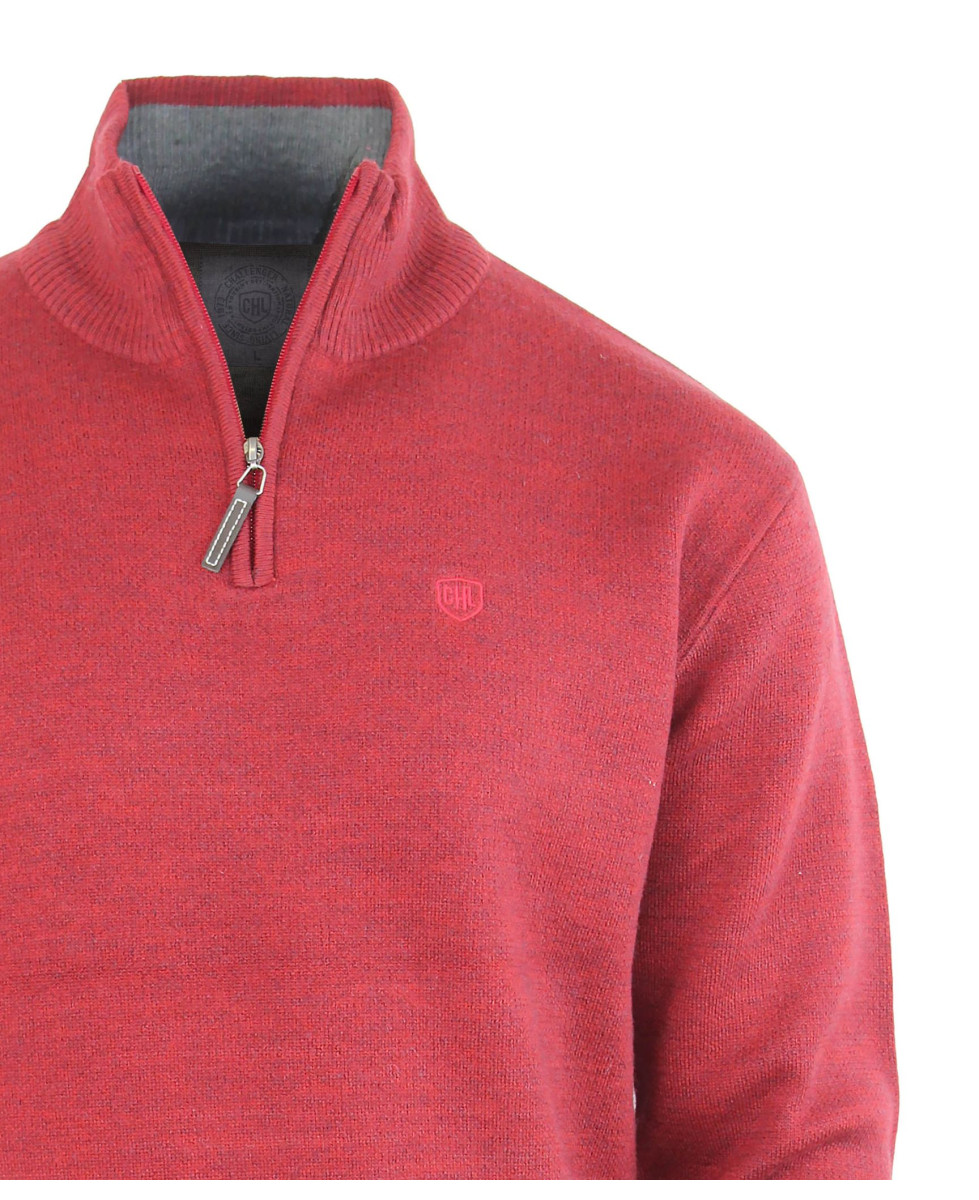 Pull col montant zippé avec laine PYLONE2