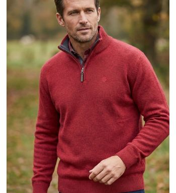 Pull col montant zippé avec laine PYLONE2