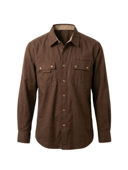 Chemise homme OGALO SH1058 coton manches longues