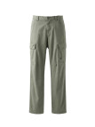Pantalon Cargo Tilleul en Toile de Coton : Style Utilitaire & Confort