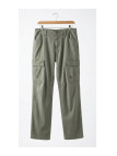 Pantalon Cargo Tilleul en Toile de Coton : Style Utilitaire & Confort