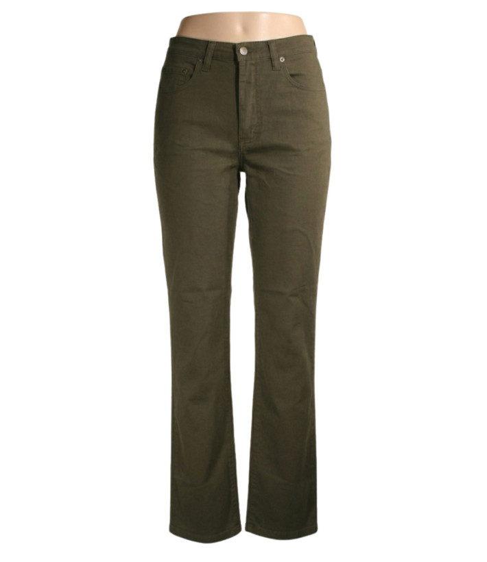 Jean femme MAYFLOWER UF268 kaki coton stretch