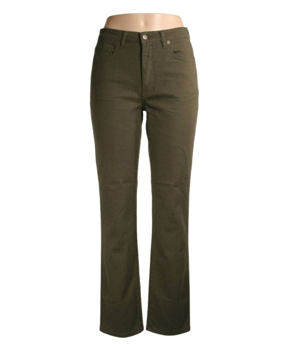 Jean femme MAYFLOWER UF268 kaki coton stretch