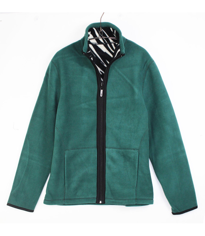 Veste polaire verte femme – Chaleur, douceur, poches pratiques