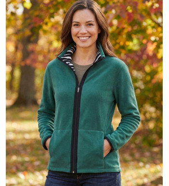 Veste polaire verte femme – Chaleur, douceur, poches pratiques