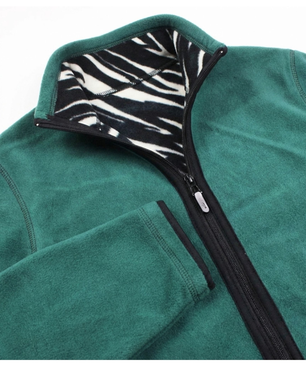 Veste polaire verte femme – Chaleur, douceur, poches pratiques