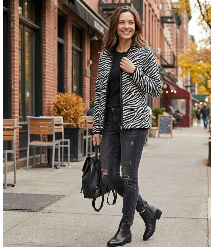 Veste polaire verte femme – Chaleur, douceur, poches pratiques