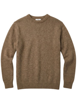 Pull homme ras‑cou Mayflower terre – confort et style
