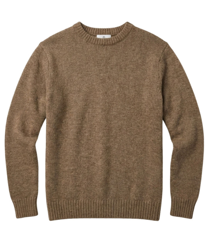 Pull homme ras‑cou Mayflower terre – confort et style