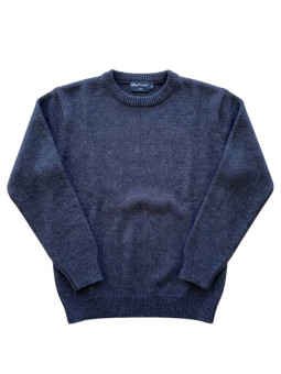 Pull homme ras‑cou Mayflower marine – confort et élégance