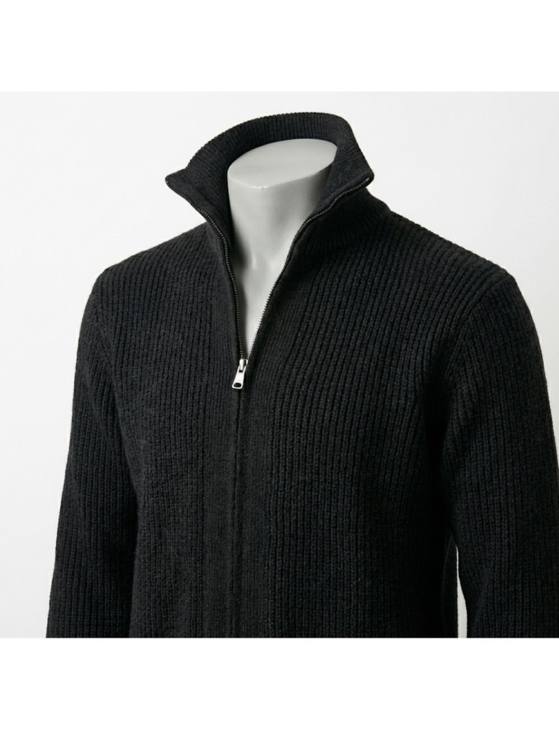 Gilet col camionneur SEDETEX D186 – Noir élégant