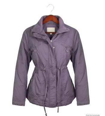 Veste doublée femme raisin AH1164R – Chic, confort et coton