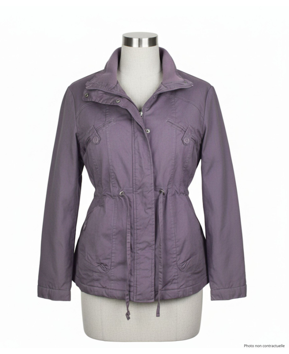 Veste doublée femme raisin AH1164R – Chic, confort et coton