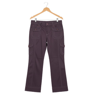 Pantacourt AXXANO Coton Stretch Raisin – Confort & Tendance