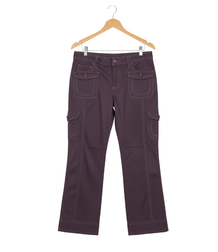 Pantacourt AXXANO Coton Stretch Raisin – Confort & Tendance