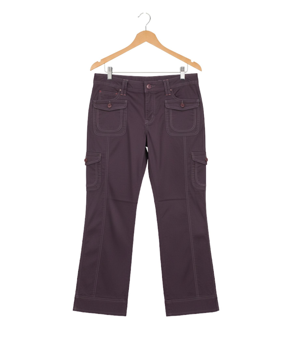 Pantacourt AXXANO Coton Stretch Raisin – Confort & Tendance