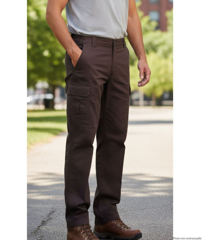 Pantalon cargo WINCHESTER WALLABYGTC coton marron