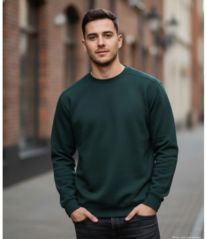 Sweat uni ras cou E213