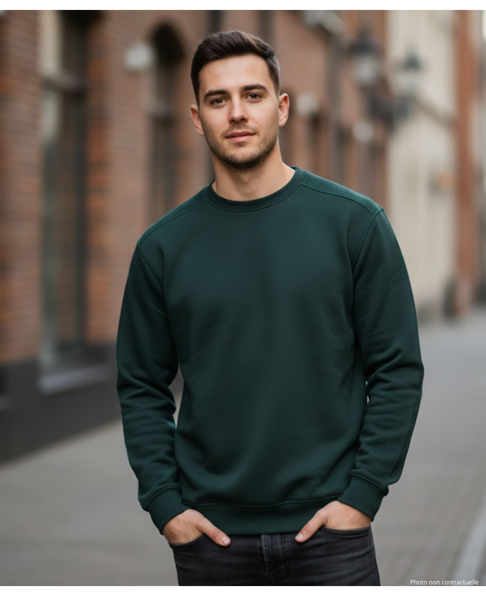 Sweat uni ras cou E213