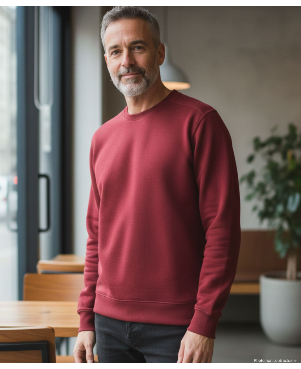 Sweat uni ras cou E213