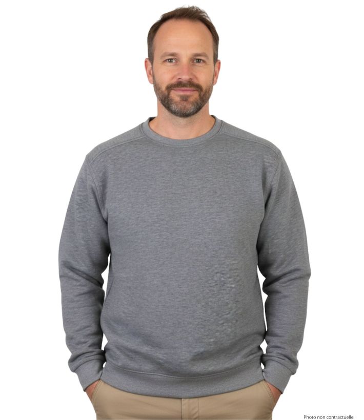 Sweat uni ras cou E213