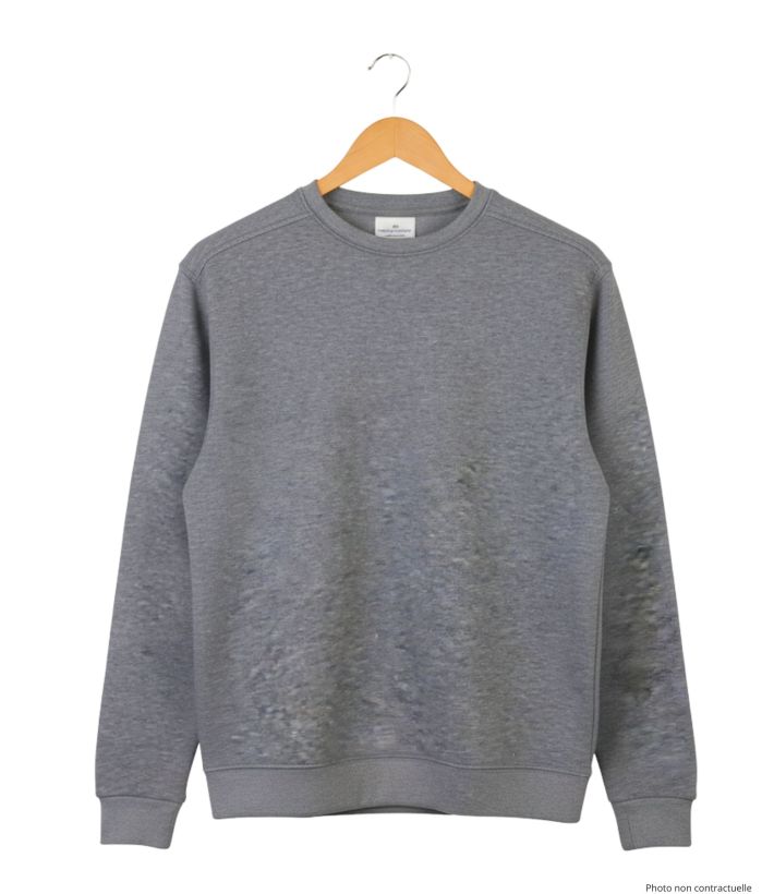 Sweat uni ras cou E213