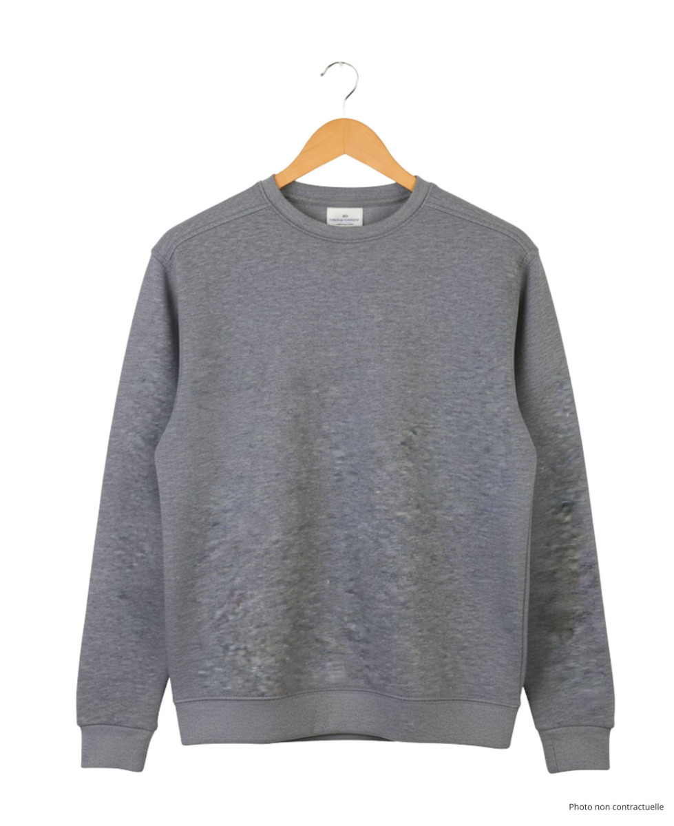 Sweat uni ras cou E213