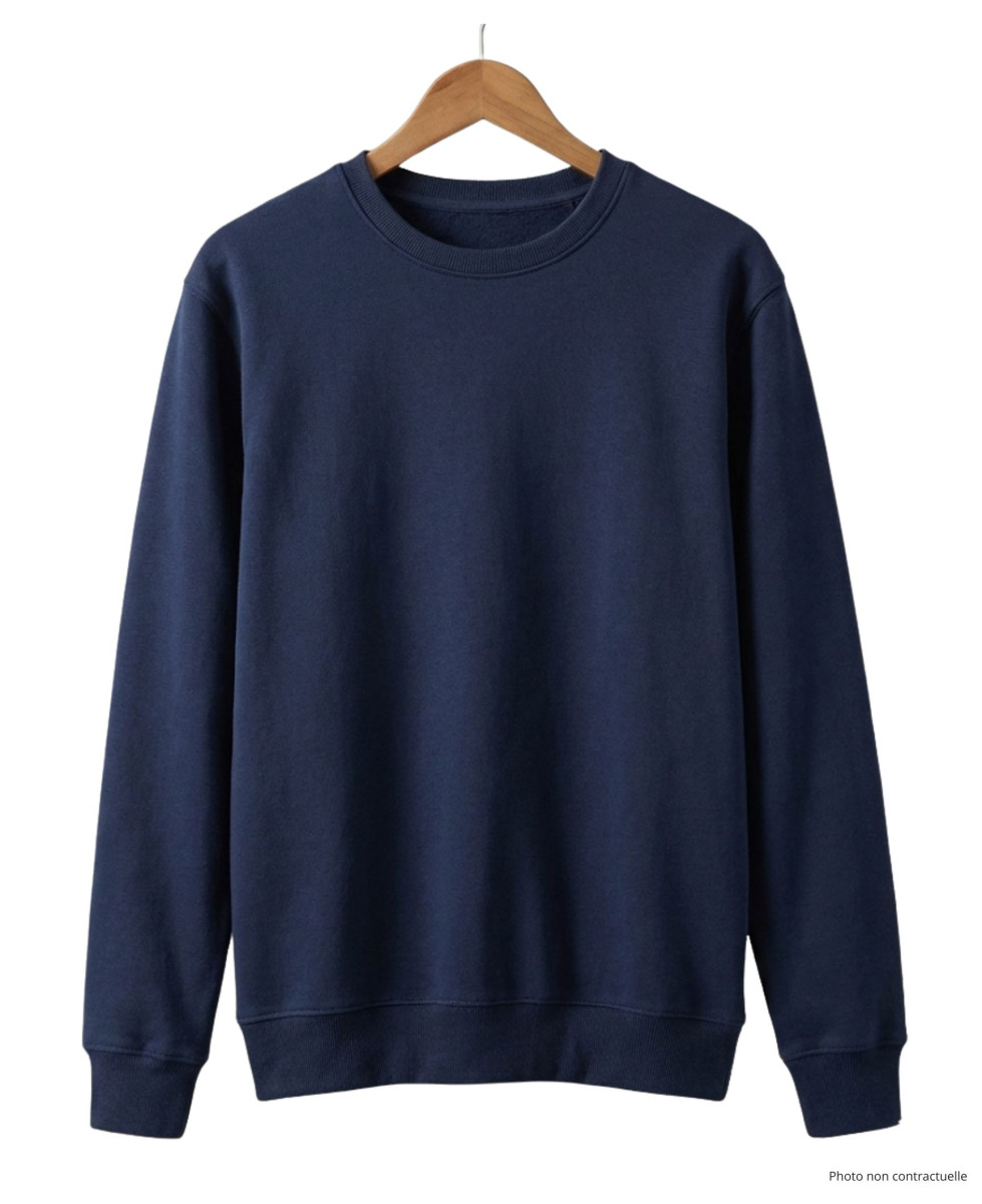 Sweat uni ras cou E213