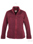 Veste polaire femme rouge/bordeaux – Chaleur, poche, confort