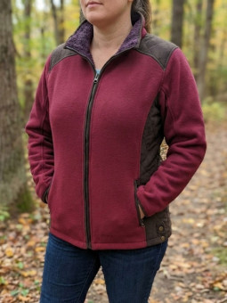 Veste SENNA2 Bordeaux : Chaleur Sherpa & Prix Outlet | Mode Directe