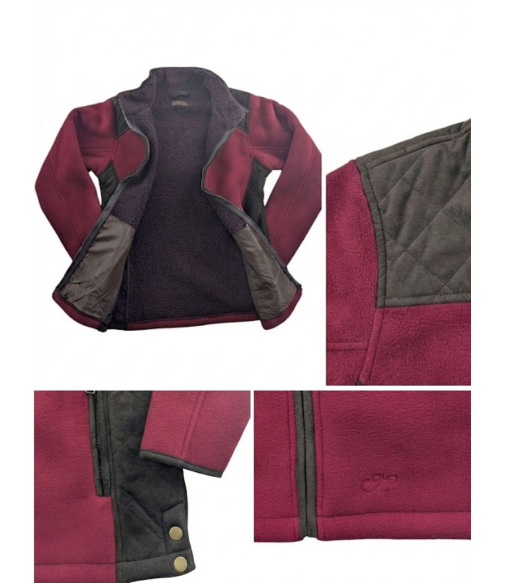 Veste SENNA2 Bordeaux : Chaleur Sherpa & Prix Outlet | Mode Directe